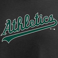 Athletics Women's Hometown Collection Turn Back The Clock V-Neck T-Shirt - Black T-shirts