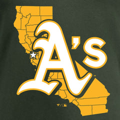 Athletics Women's Hometown Collection The Big O V-Neck T-Shirt - Green T-shirts