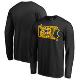 Pittsburgh Pirates Hometown Collection Bucco State Long Sleeve T-Shirt - Black T-shirts