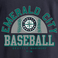 Seattle Mariners Hometown Collection Cascadia Pullover Hoodie - Navy Hoodies