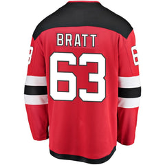 Jesper Bratt New Jersey Devils Fanatics Home Breakaway Player Jersey - Red | US 2994945