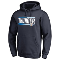 Oklahoma City Thunder Onside Stripe Pullover Hoodie Navy outlet