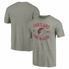 Portland Trail Blazers Team Heritage Tri-Blend T-Shirt Gray outlet