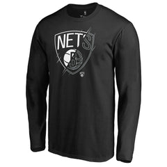 Brooklyn Nets X-Ray Long Sleeve T-Shirt Black