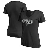 San Antonio Spurs Women's Script Assist T-Shirt Black