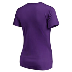 Minnesota Vikings Women's X-Ray Slim Fit V-Neck T-Shirt - Purple T-shirts