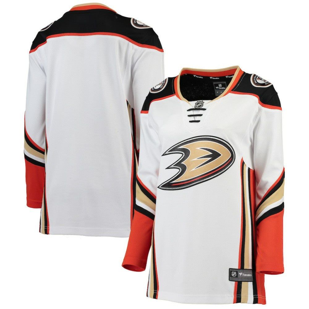 Anaheim Ducks Fanatics Women's Away Breakaway Jersey - White | US 3009271