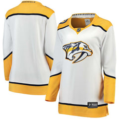 Nashville Predators Fanatics Women's Away Breakaway Jersey - White | US 3009287