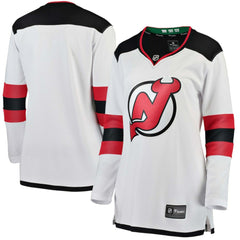 New Jersey Devils Fanatics Women's Away Breakaway Jersey - White | US 3009288