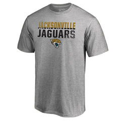 Jacksonville Jaguars Iconic Collection Fade Out T-Shirt - Ash T-shirts