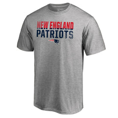 New England Patriots Iconic Collection Fade Out T-Shirt - Ash T-shirts