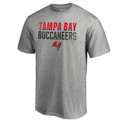 Tampa Bay Buccaneers Iconic Collection Fade Out T-Shirt II - Heather Gray T-shirts