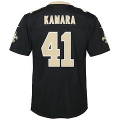Alvin Kamara New Orleans Saints Youth Game Jersey - Black Jerseys