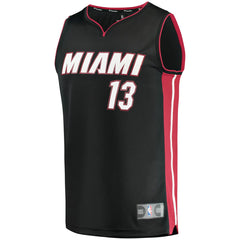 Bam Adebayo Miami Heat Fast Break Replica Player Jersey Icon Edition Black - Fanatics outlet