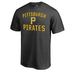 Pittsburgh Pirates Core Basics Victory Arch T-Shirt - Heathered Gray T-shirts