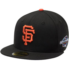 San Francisco Giants New Era 2002 World Series Wool 59FIFTY Fitted Hat - Black Hats
