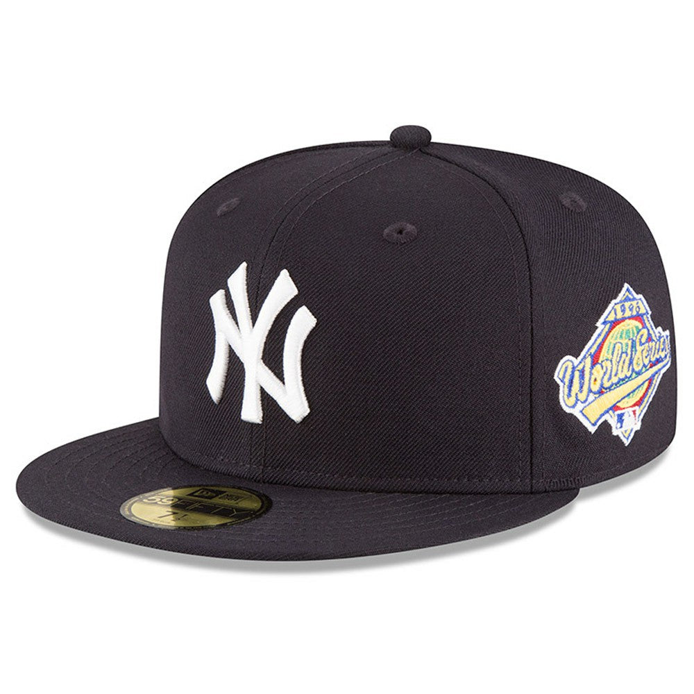 New York Yankees New Era 1996 World Series Wool 59FIFTY Fitted Hat - Navy Hats