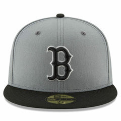Boston Red Sox New Era Two-Tone 59FIFTY Fitted Hat - Gray/Black Hats