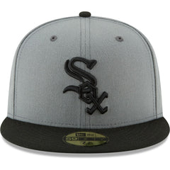 Chicago White Sox New Era Two-Tone 59FIFTY Fitted Hat - Gray/Black Hats
