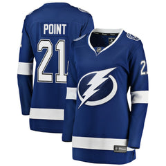 Brayden Point Tampa Bay Lightning Fanatics Women's Breakaway Player Jersey - Blue | US 3081183