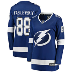Andrei Vasilevskiy Tampa Bay Lightning Fanatics Women's Breakaway Player Jersey - Blue | US 3081194