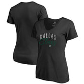 Dallas Stars Women's Graceful V-Neck T-Shirt - Black | US 3088738