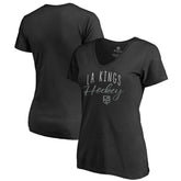 Los Angeles Kings Women's Graceful V-Neck T-Shirt - Black | US 3088742