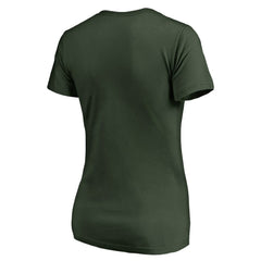 Minnesota Wild Women's Graceful V-Neck T-Shirt - Green | US 3088743