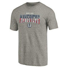 Dallas Mavericks Freedom Tri-Blend T-Shirt Gray outlet