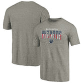 Washington Wizards Freedom Tri-Blend T-Shirt Gray