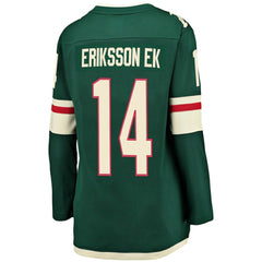 Joel Eriksson Ek Minnesota Wild Fanatics Women's Breakaway Player Jersey - Green | US 3096398
