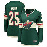 Jonas Brodin Minnesota Wild Fanatics Women's Breakaway Player Jersey - Green | US 3096406