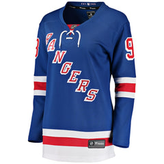 Mika Zibanejad New York Rangers Fanatics Women's Breakaway Player Jersey - Blue | US 3096430