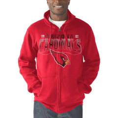 Arizona Cardinals G-III Sports by Carl Banks Perfect Season Full-Zip Hoodie - Cardinal Hoodies