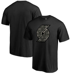 Portland Trail Blazers Cloak Camo T-Shirt Black outlet