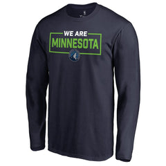 Minnesota Timberwolves We Are Iconic Collection Long Sleeve T-Shirt Navy outlet