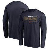 New Orleans Pelicans We Are Iconic Collection Long Sleeve T-Shirt Navy