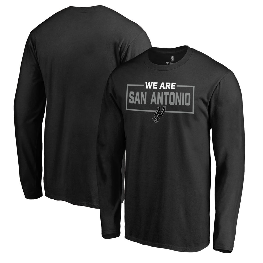San Antonio Spurs We Are Iconic Collection Long Sleeve T-Shirt Black outlet