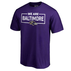 Baltimore Ravens We Are Icon T-Shirt - Purple T-shirts