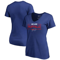 Buffalo Bills Women's We Are Icon V-Neck T-Shirt - Royal T-shirts