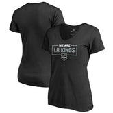 Los Angeles Kings Women's Iconic Collection V-Neck T-Shirt - Black | US 3120548
