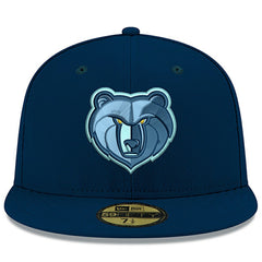 Memphis Grizzlies New Logo Team Color 59FIFTY Fitted Hat Blue - New Era