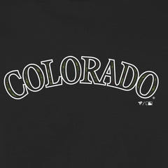 Colorado Rockies Armed Forces Wordmark T-Shirt - Black T-shirts