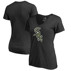 Chicago White Sox Women's Armed Forces Wordmark T-Shirt - Black T-shirts