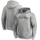 San Antonio Spurs Alternate Logo Pullover Hoodie Heather Gray