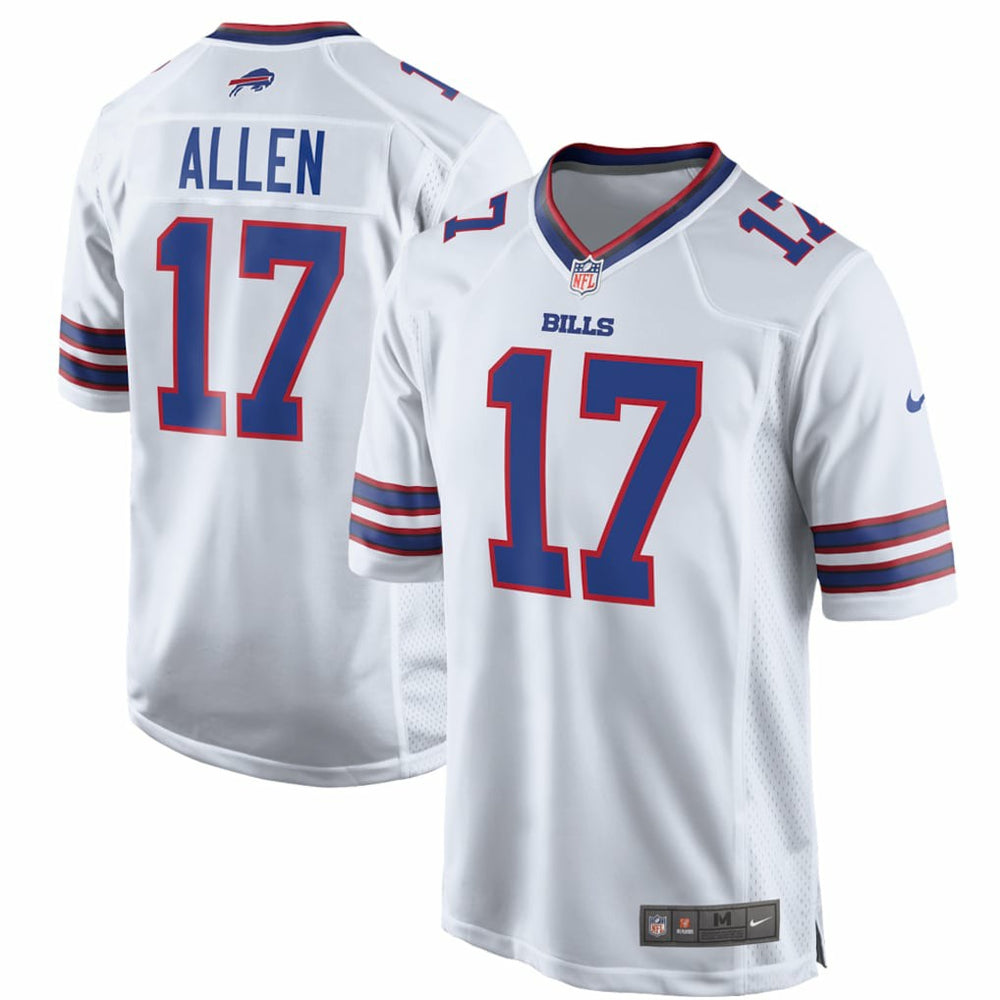 Josh Allen Buffalo Bills Game Player Jersey - White Jerseys