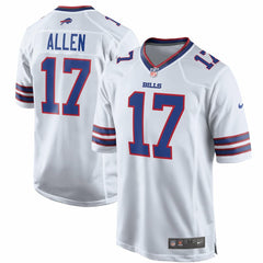 Josh Allen Buffalo Bills Game Player Jersey - White Jerseys