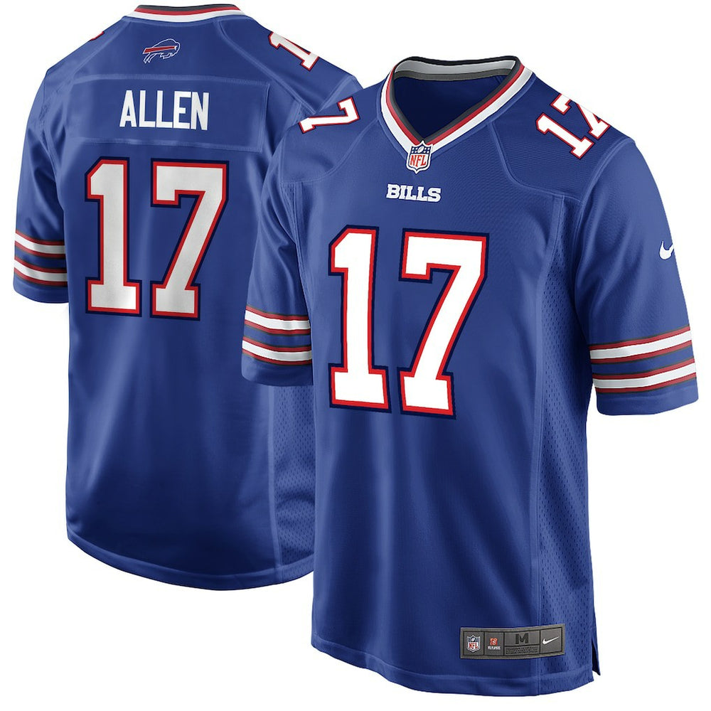 Josh Allen Buffalo Bills Youth Game Jersey - Royal Jerseys