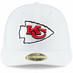 Kansas City Chiefs New Era Omaha Low Profile 59FIFTY Fitted Hat - White Hats