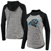 Carolina Panthers G-III 4Her by Carl Banks Women's Championship Ring Pullover Hoodie - Heathered Gray/Black Hoodies